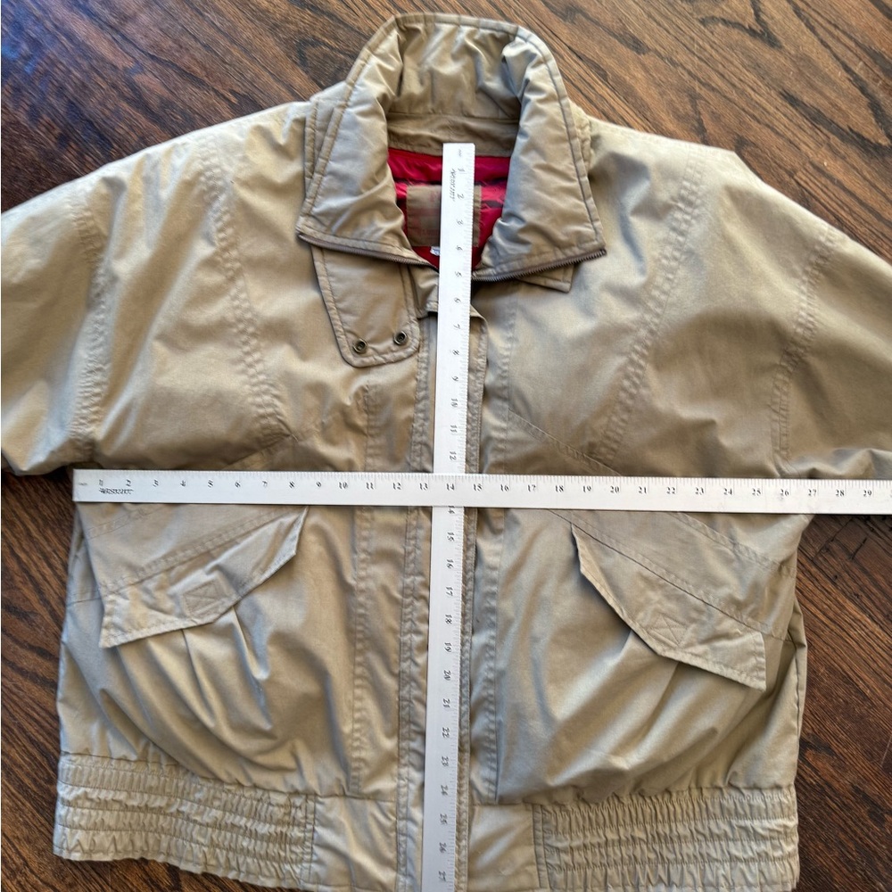 London Fog Khaki Bomber with detachable down liner - Picture 8 of 8